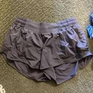 Purple size 6 lululemon shorts